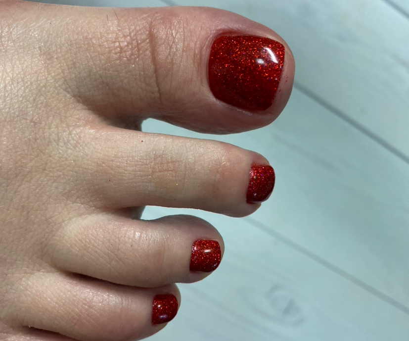 Педикюр с обработкой пятки+ гель лак