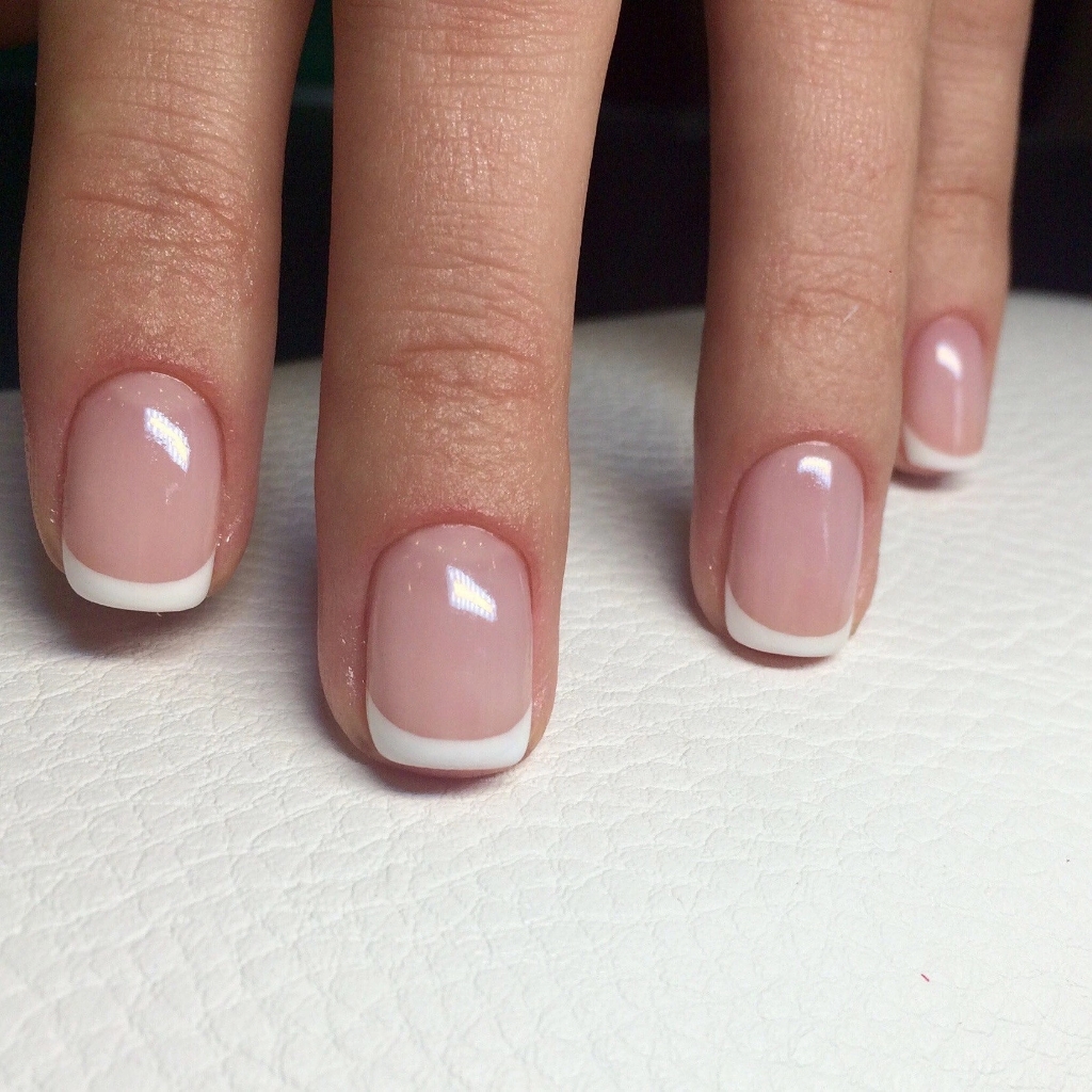 гель лак френч