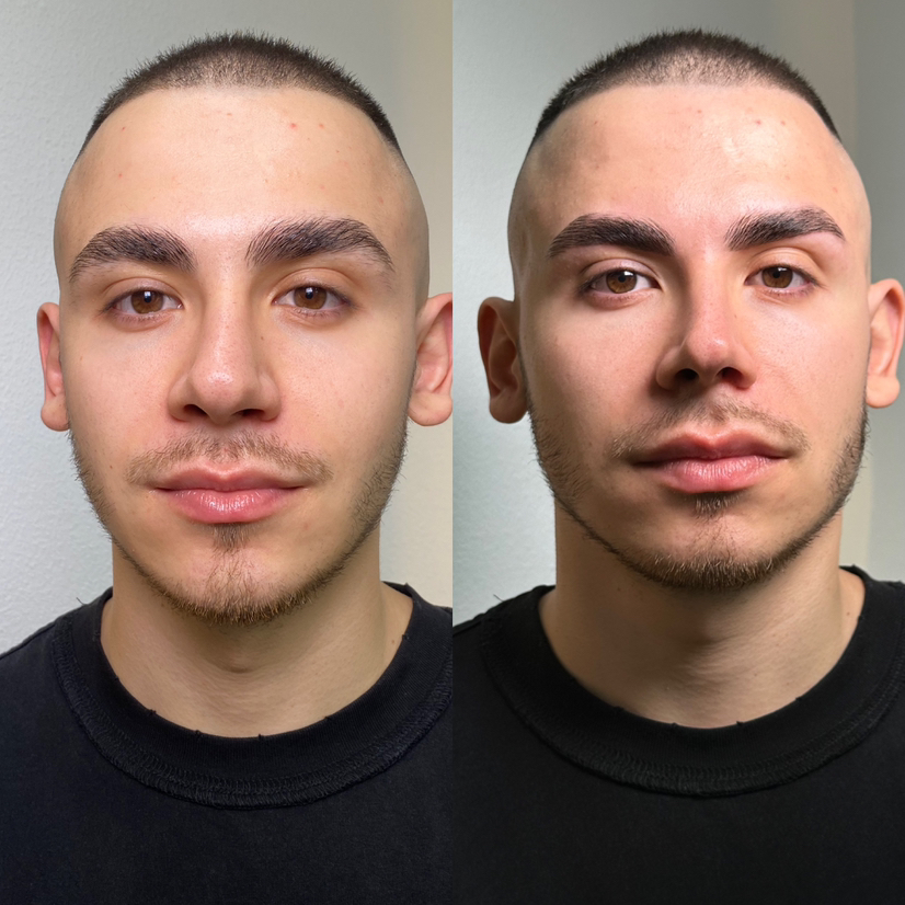 Мужское оформление бровей