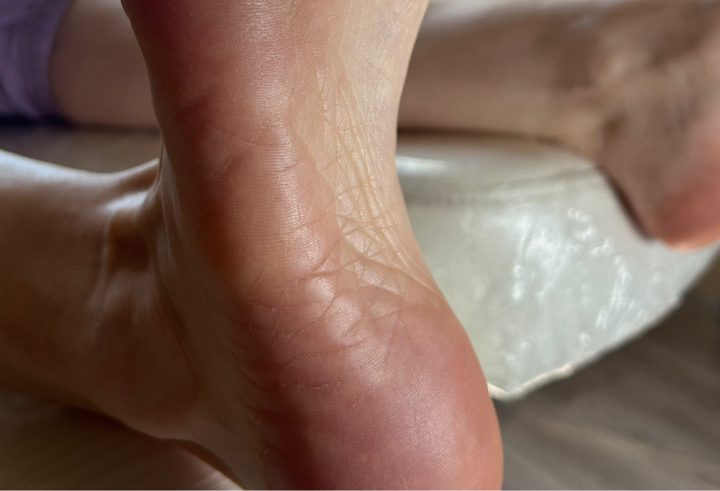 Педикюр, Обработка стопы