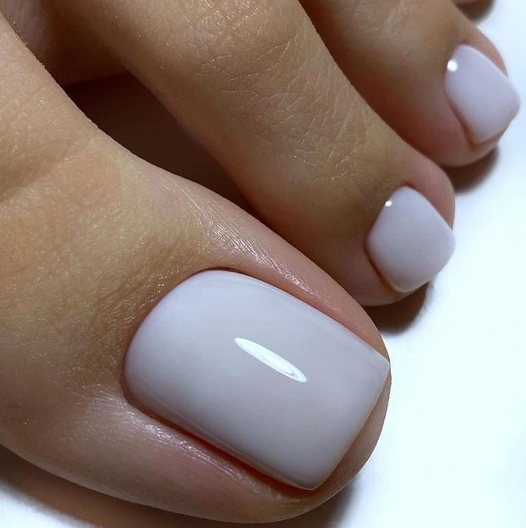 Педикюр «пальчики с покрытием»