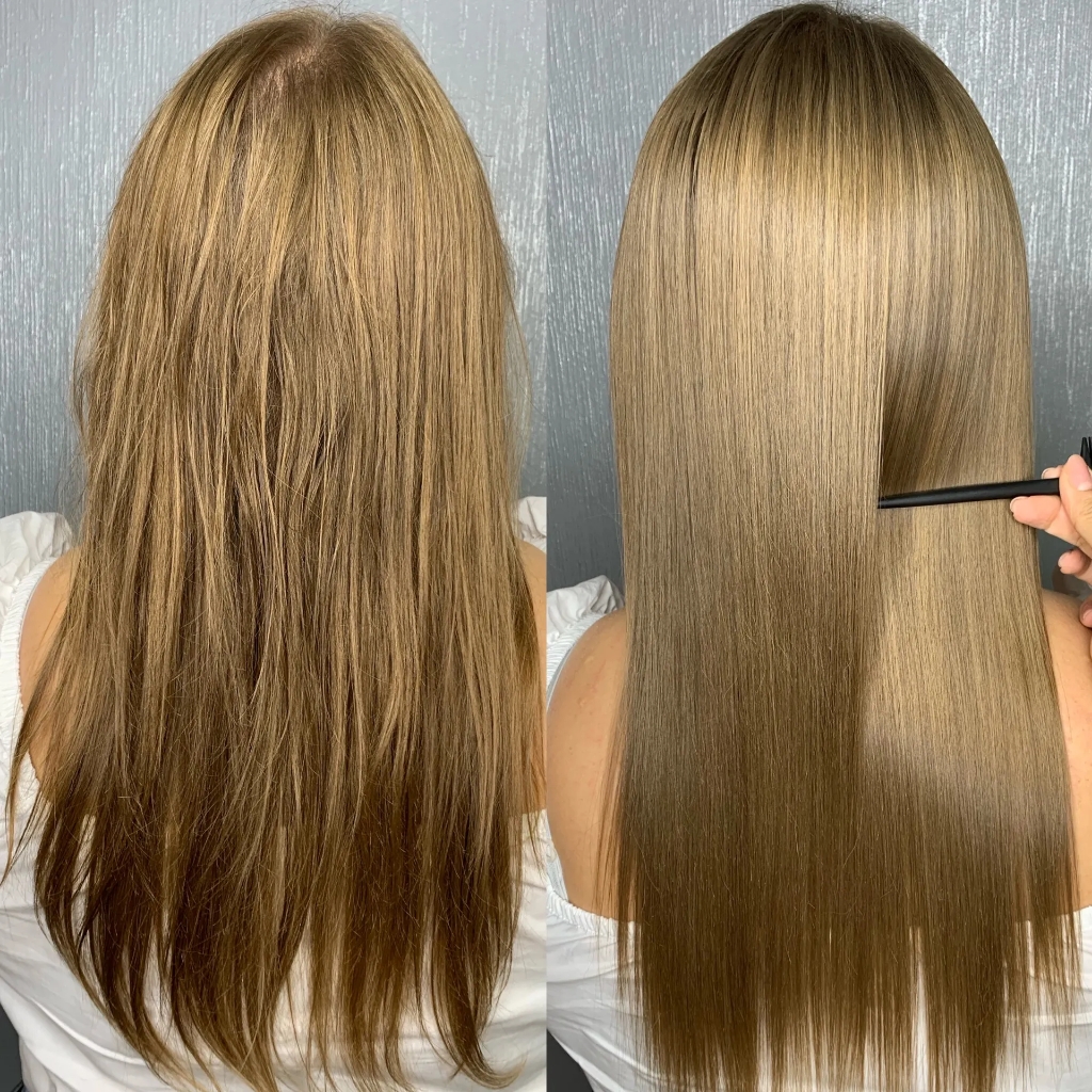 Ботокс для волос (горячий) средняя длина