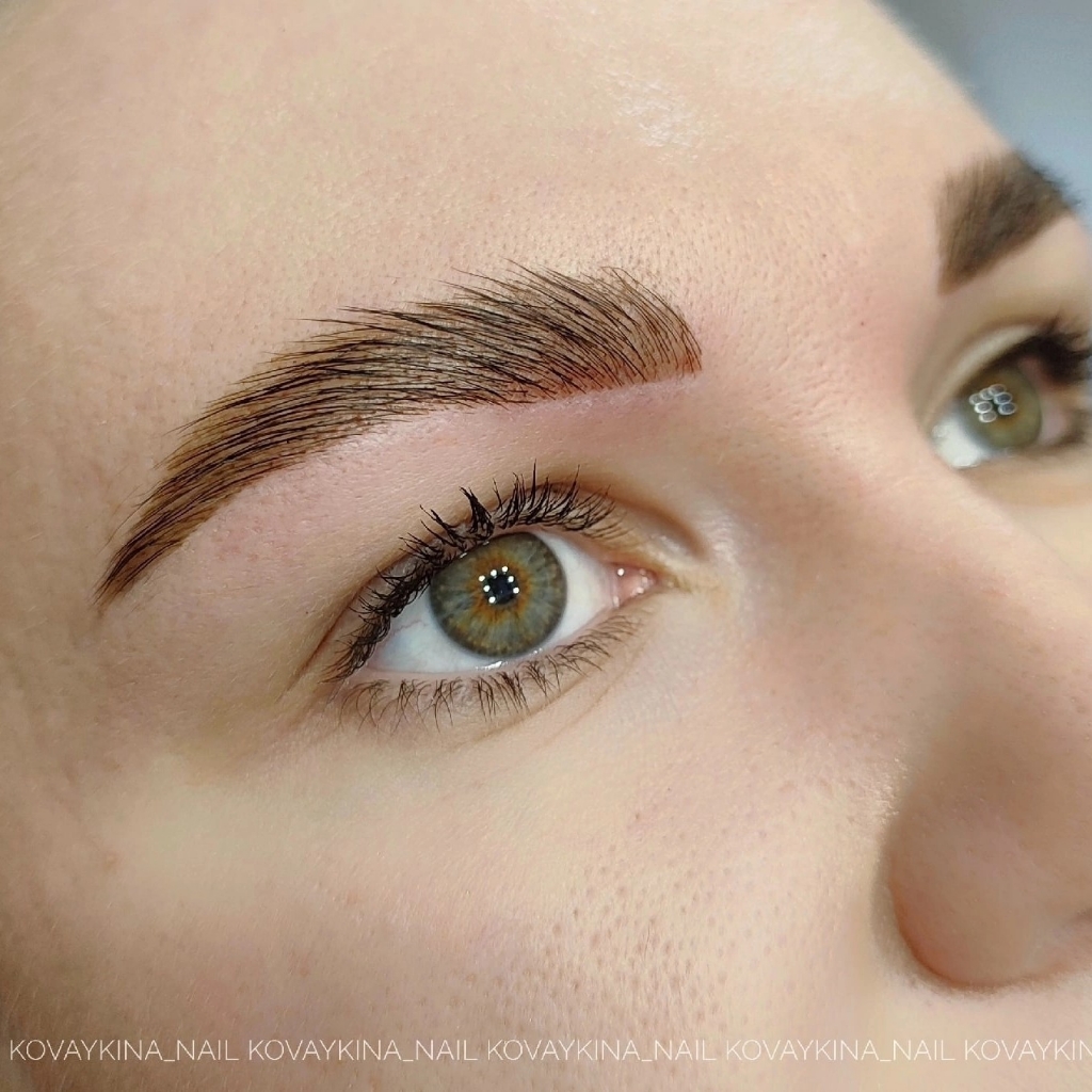 Долговременная укладка бровей, окрашивание, коррекция