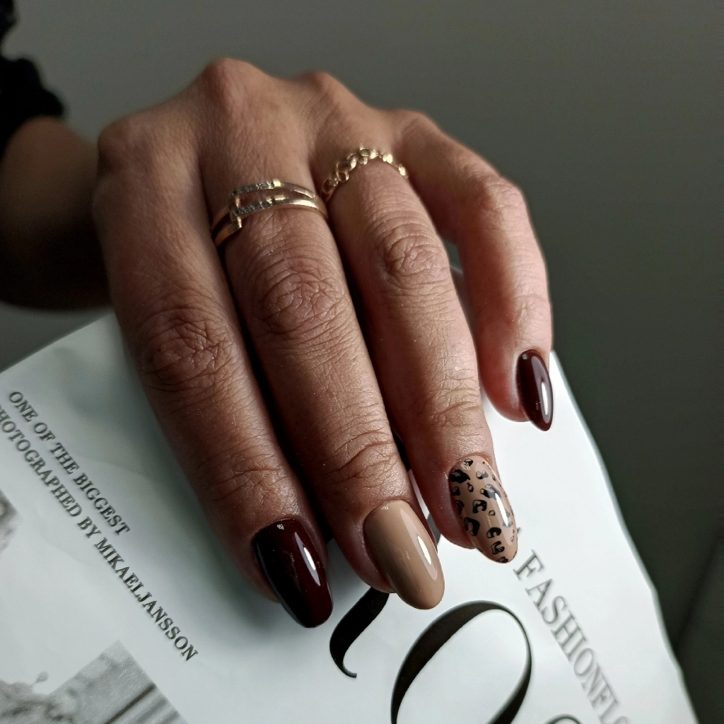 Маникюр с покрытием гель-лак+дизайн