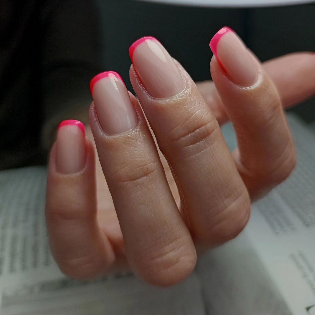 Маникюр с покрытием+френч