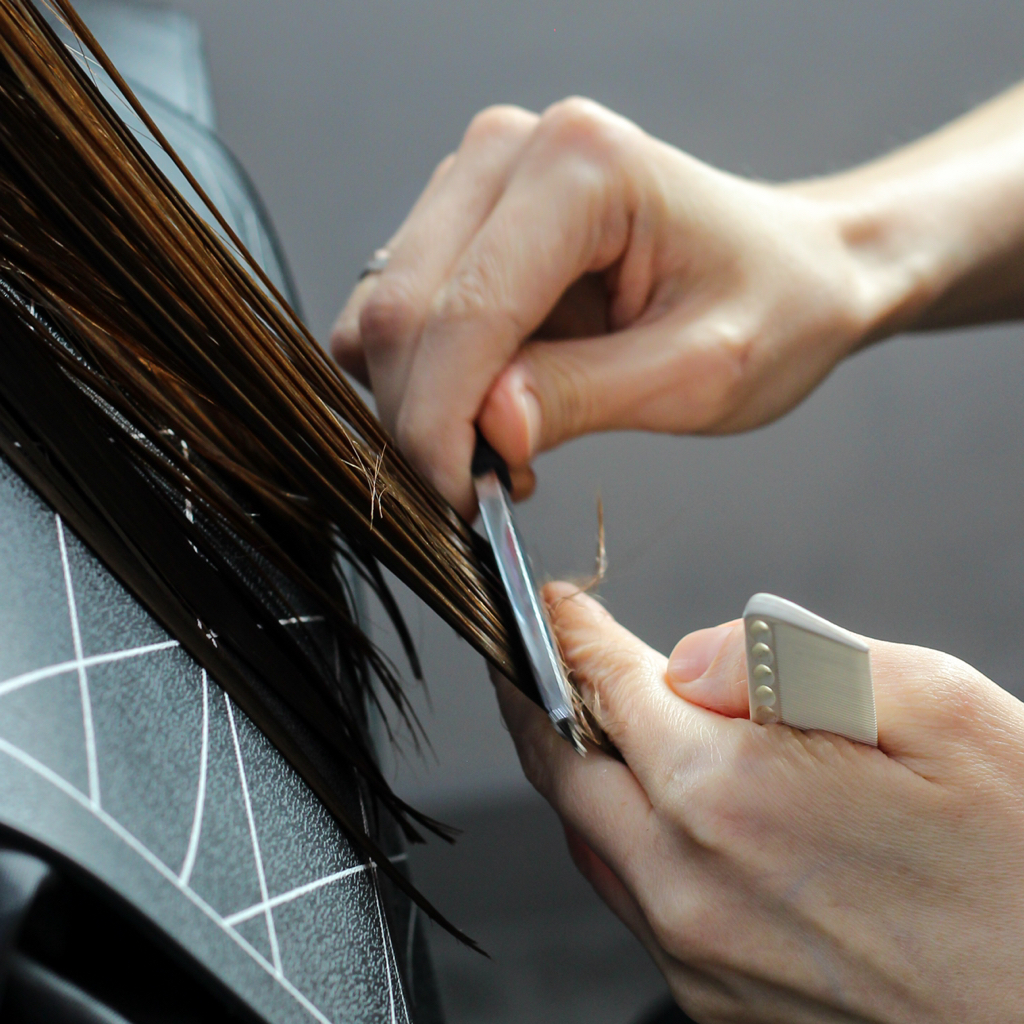 Полировка полотна волос