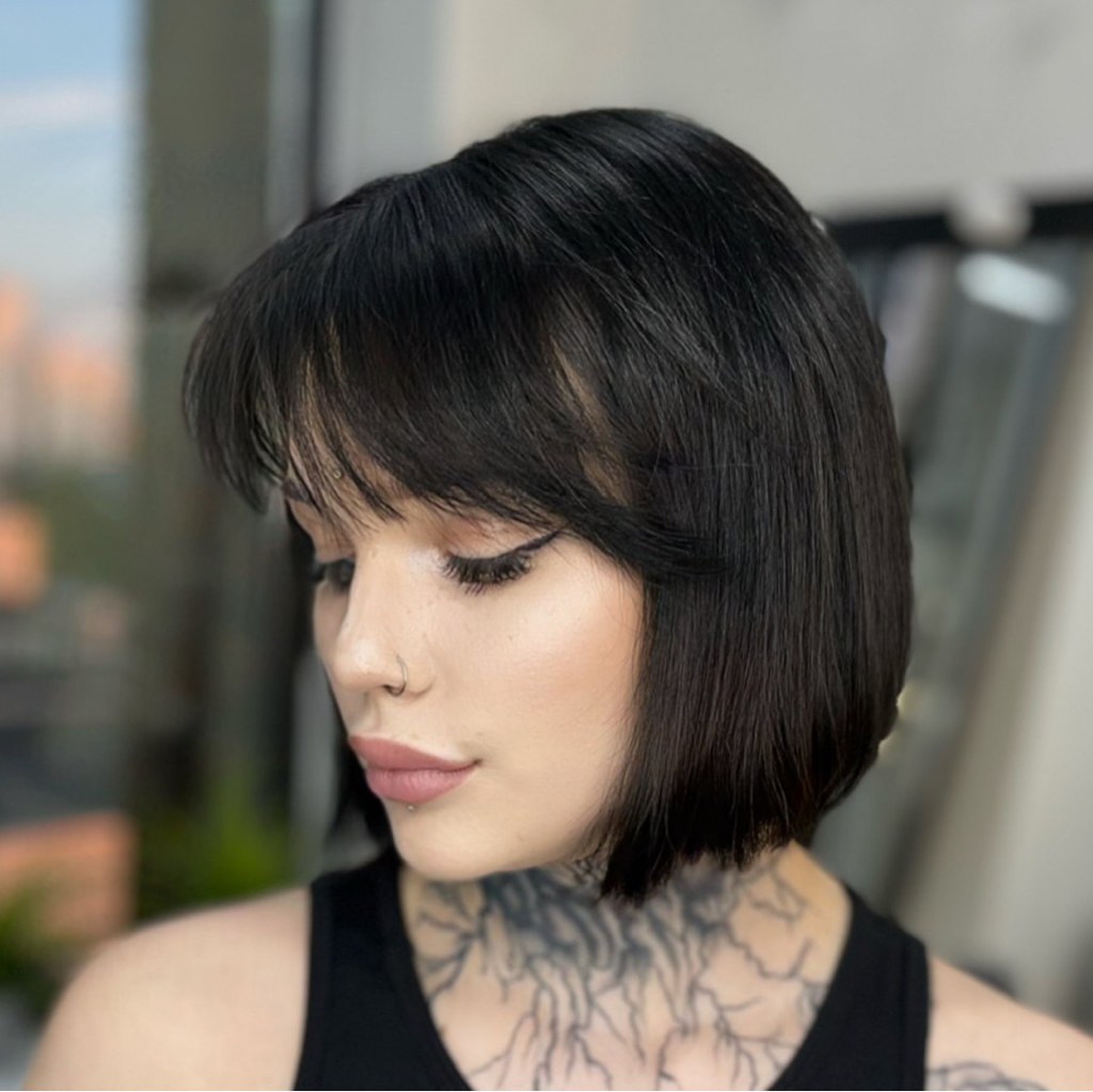 Стрижка челки