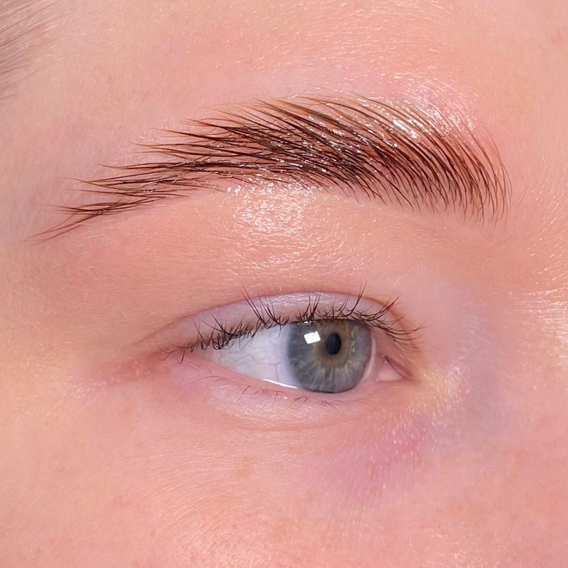 Ламинирование бровей с окрашиванием