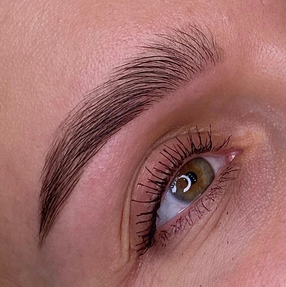 Окрашивание+коррекция бровей