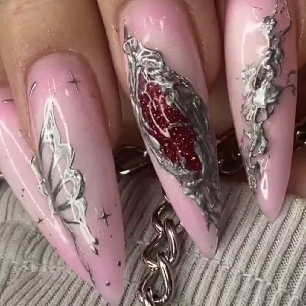 4.2 Наращивание длинных ногтей от 4