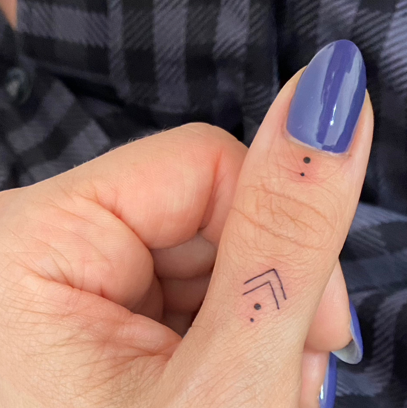 Микро-тату до 1 см