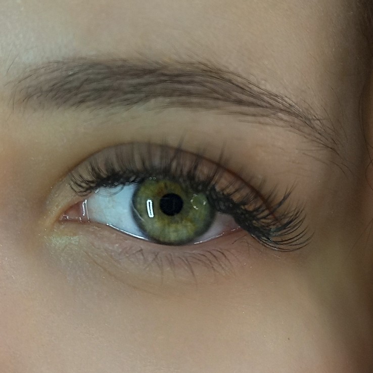 ‼️Комплекс‼️Наращивание ресниц и долговременная укладка бровей