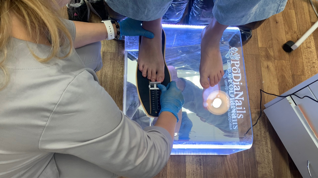 Диагностика стоп и обуви