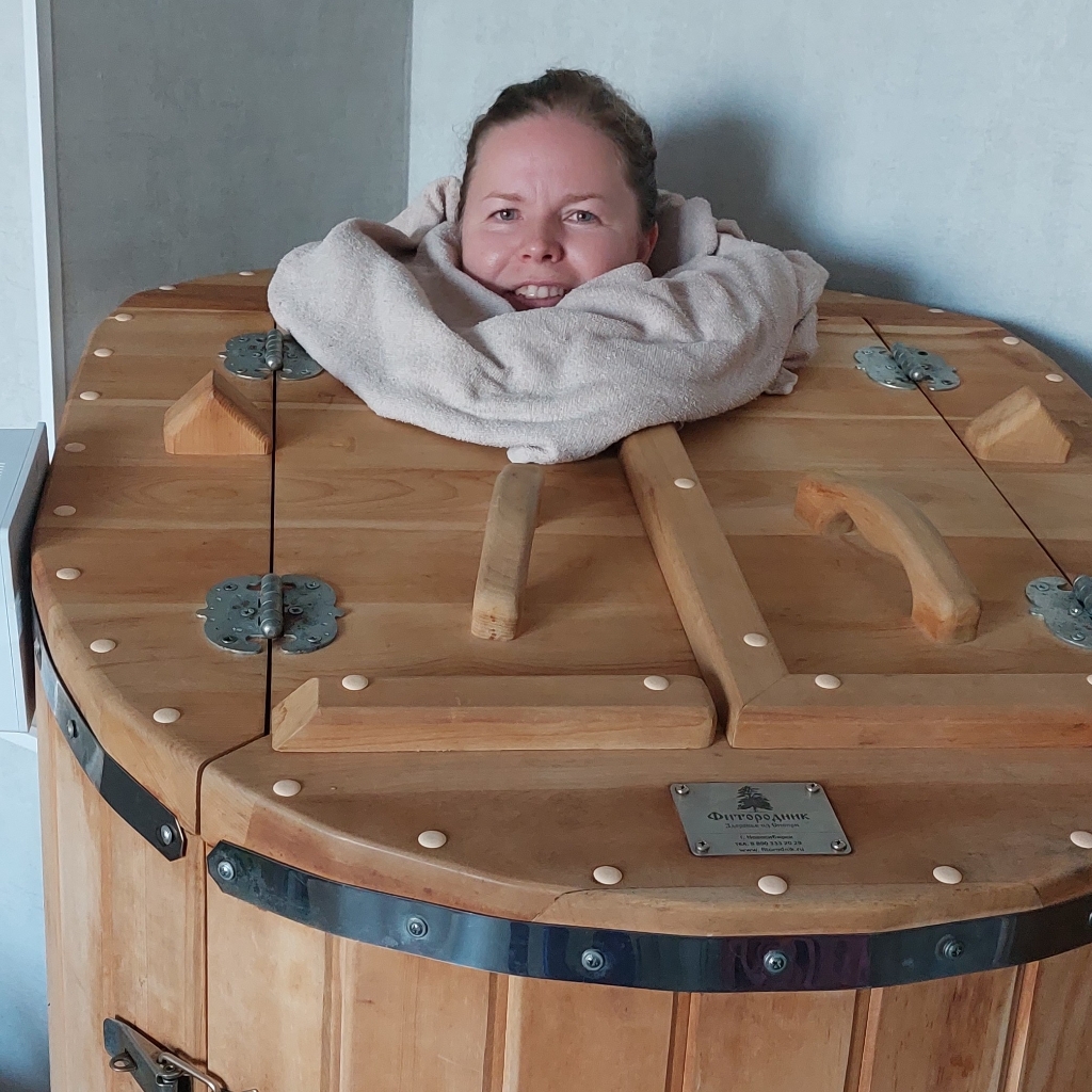 Парение в кедровой бочке