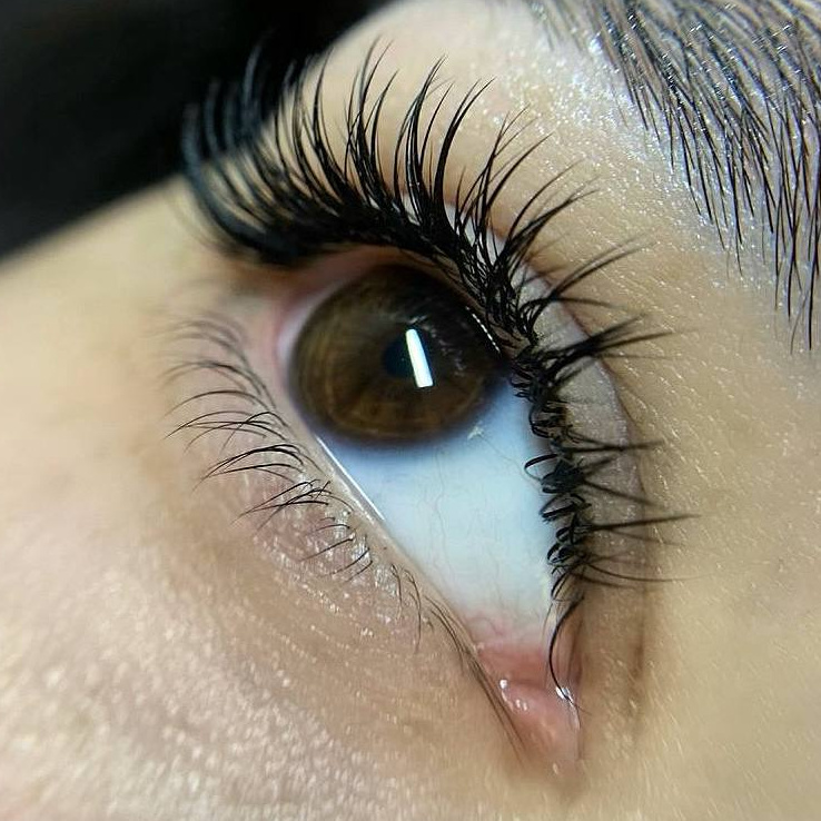 Наращивание ресниц "2Д" (Ольга)