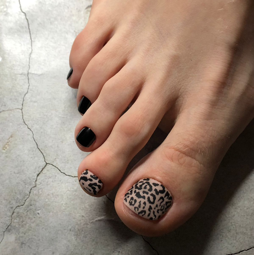 Препаратный SMART педикюр (полный) с покрытием