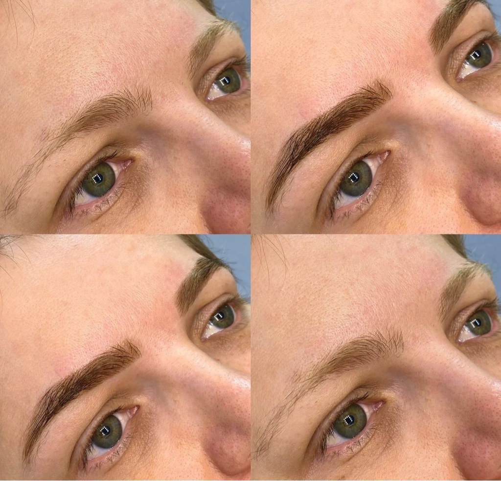 Оформление бровей (коррекция+окрашивание)