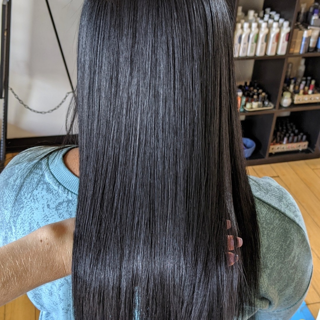 Keratin hair treatment+ straightening