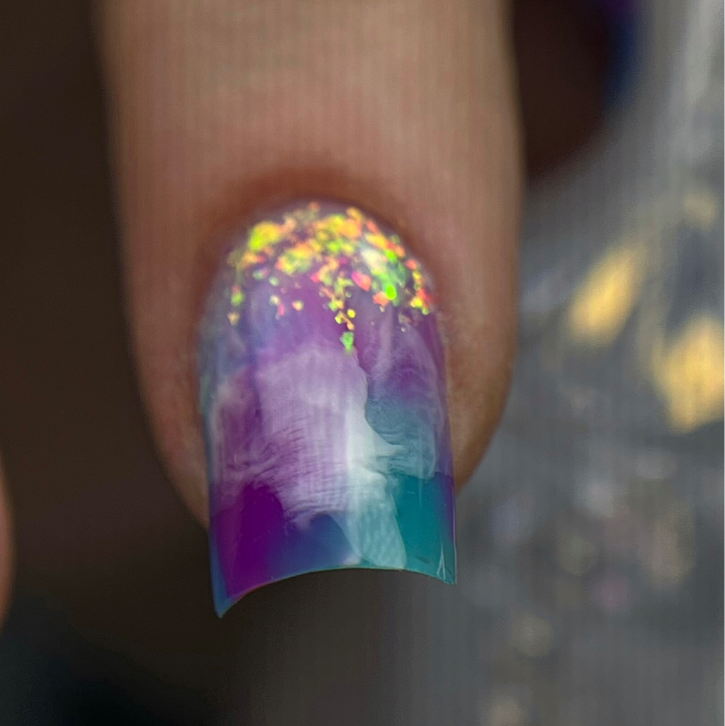 Текстуры - техника наращивания несколькими оттенками геля