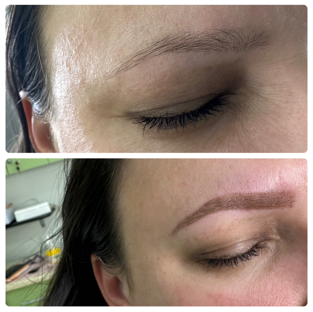 Окраска бровей