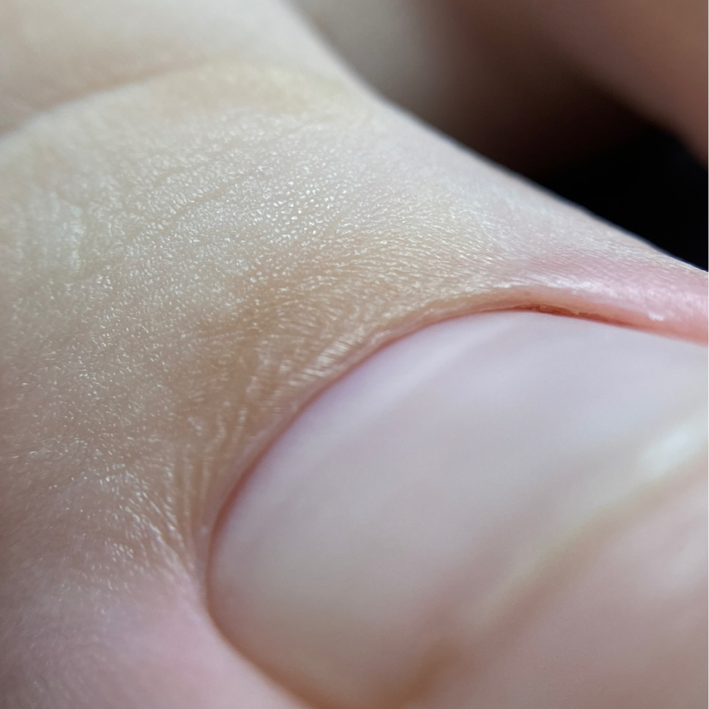 Обработка пальцев без дальнейшего покрытия лаком