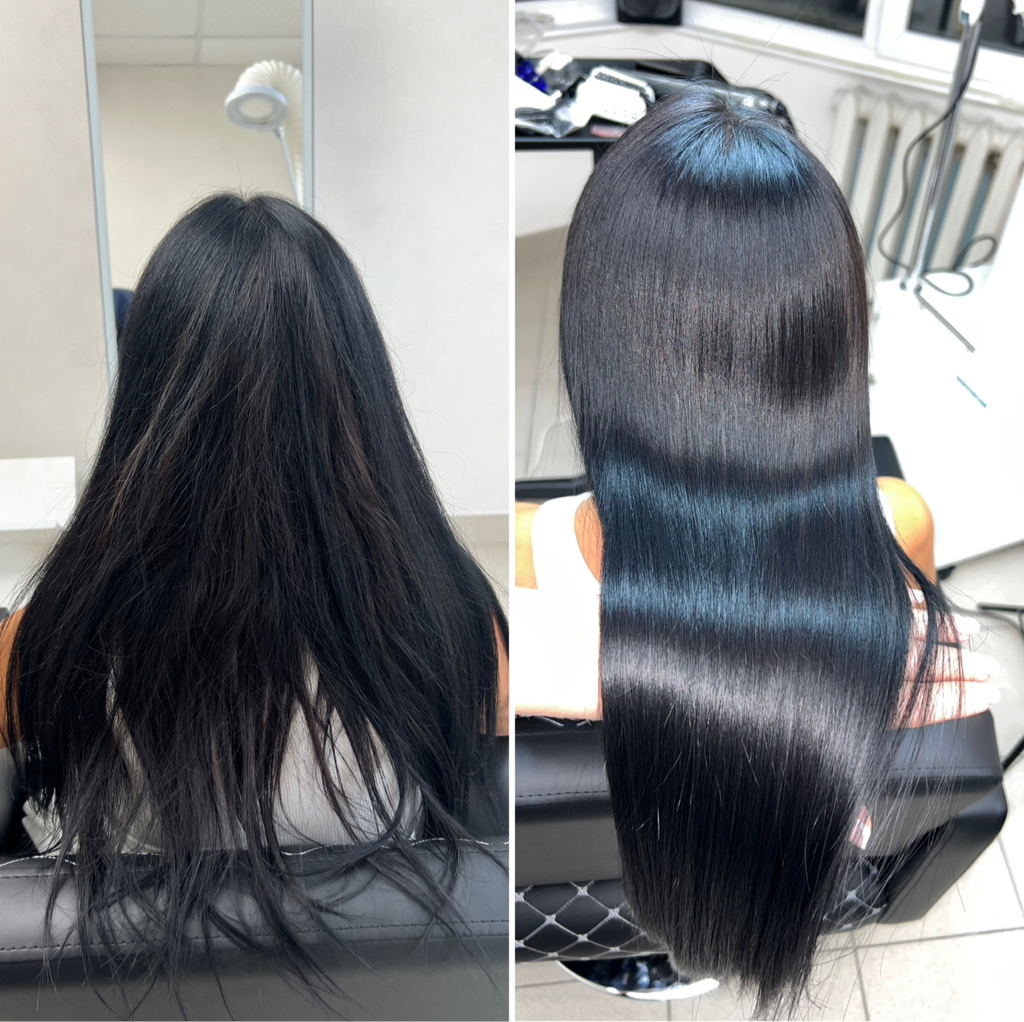 Кератиновое выпрямление