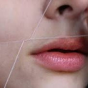 Тридинг/Ваксинг зоны губы