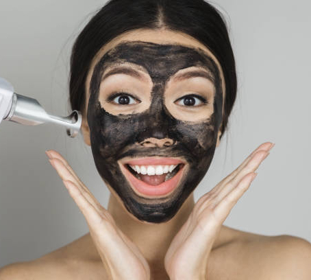 Карбоновый пилинг - лицо +шея +декольте