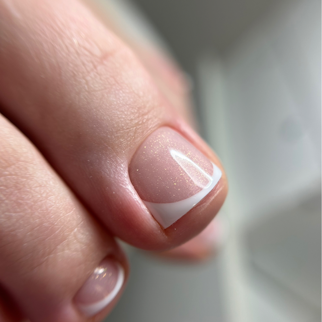 Педикюр полный с покрытием френч гель-лаком