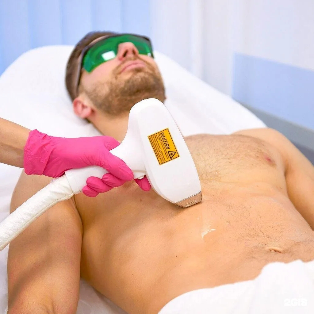 Лазерная эпиляция грудь