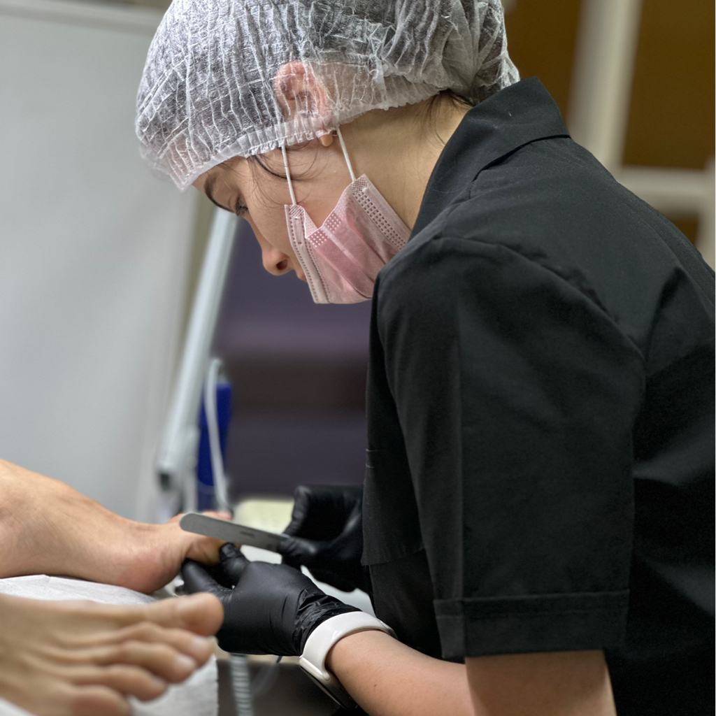 Частичная обработка пальчиков