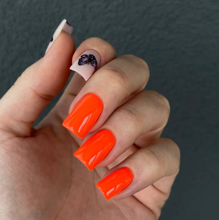 Снятие покрытия нашего мастера, маникюр,покрытие гель лаком однотонн