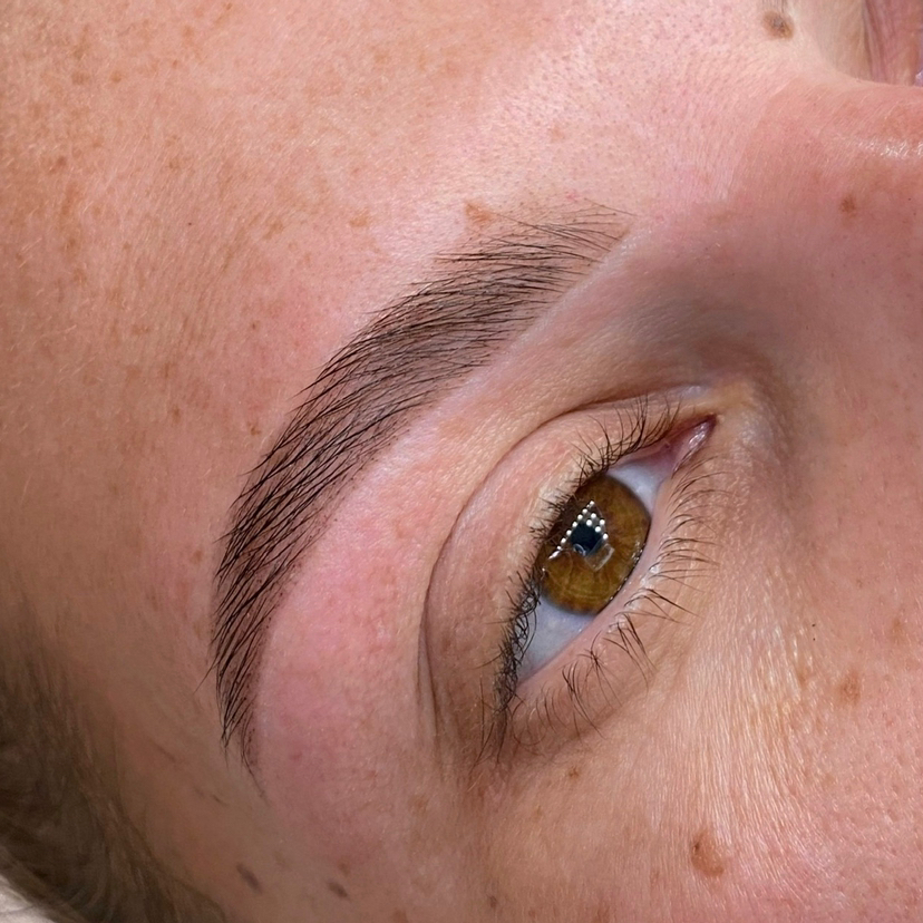 Коррекция+окрашивание бровей