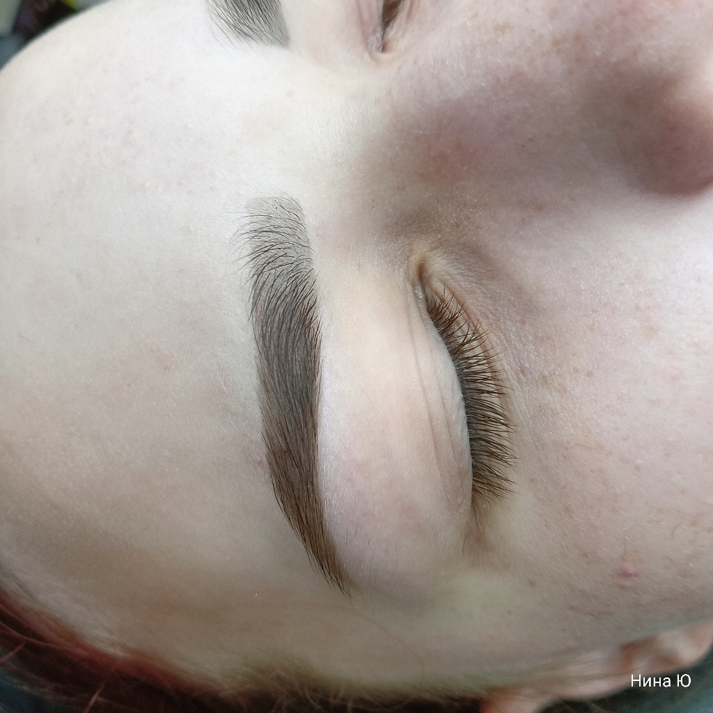 Коррекция и окрашивание бровей (краска)