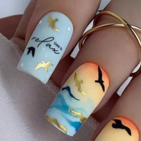 Слайдер дизайн 1 ноготь