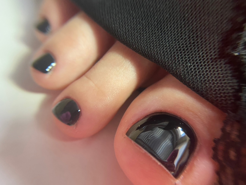 Педикюр обработка пальчиков+покрытие