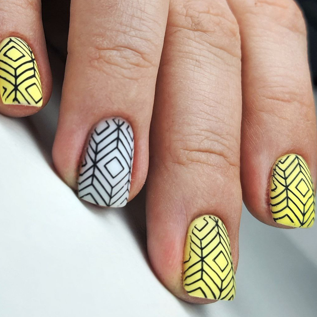 дизайн стемпинг
1 ноготь