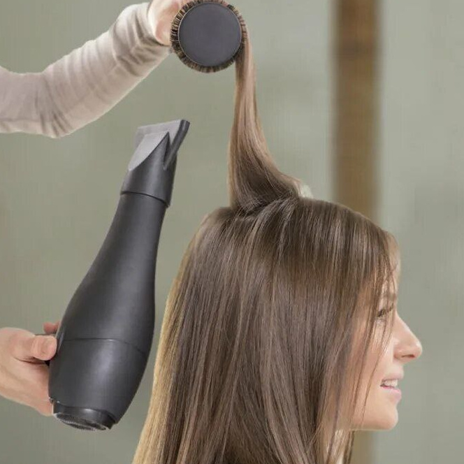 Укладка волос феном