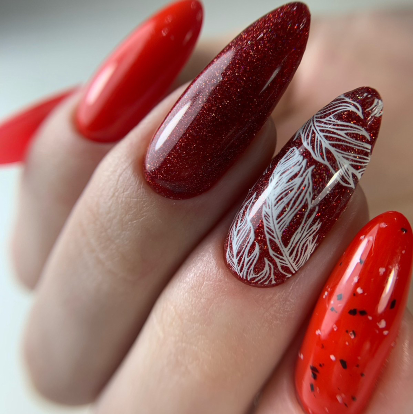 Маникюр гель лак с дизайном