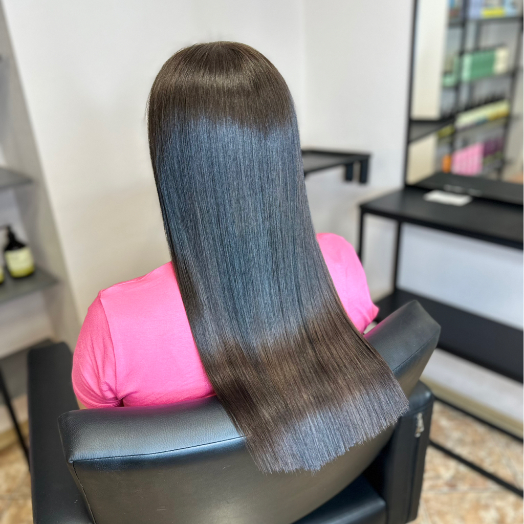 Кератиновое выпрямление