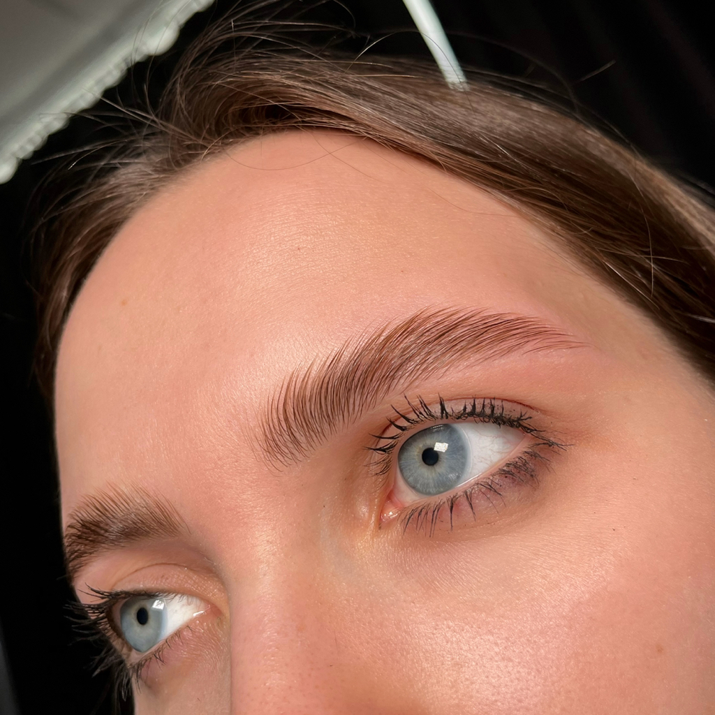 1. Долговременная укладка + окрашивание + оформление