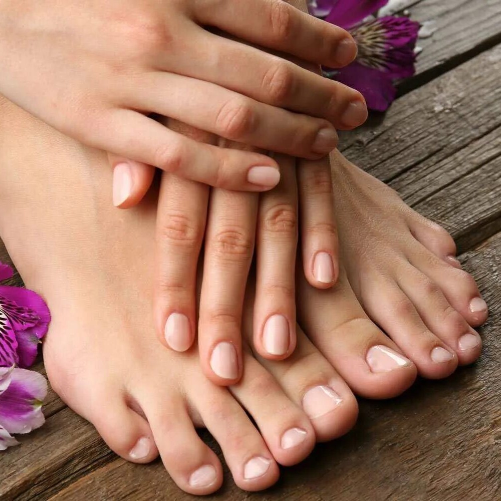 Педикюр Аппаратный обработка стопы+пальчики без покрытия