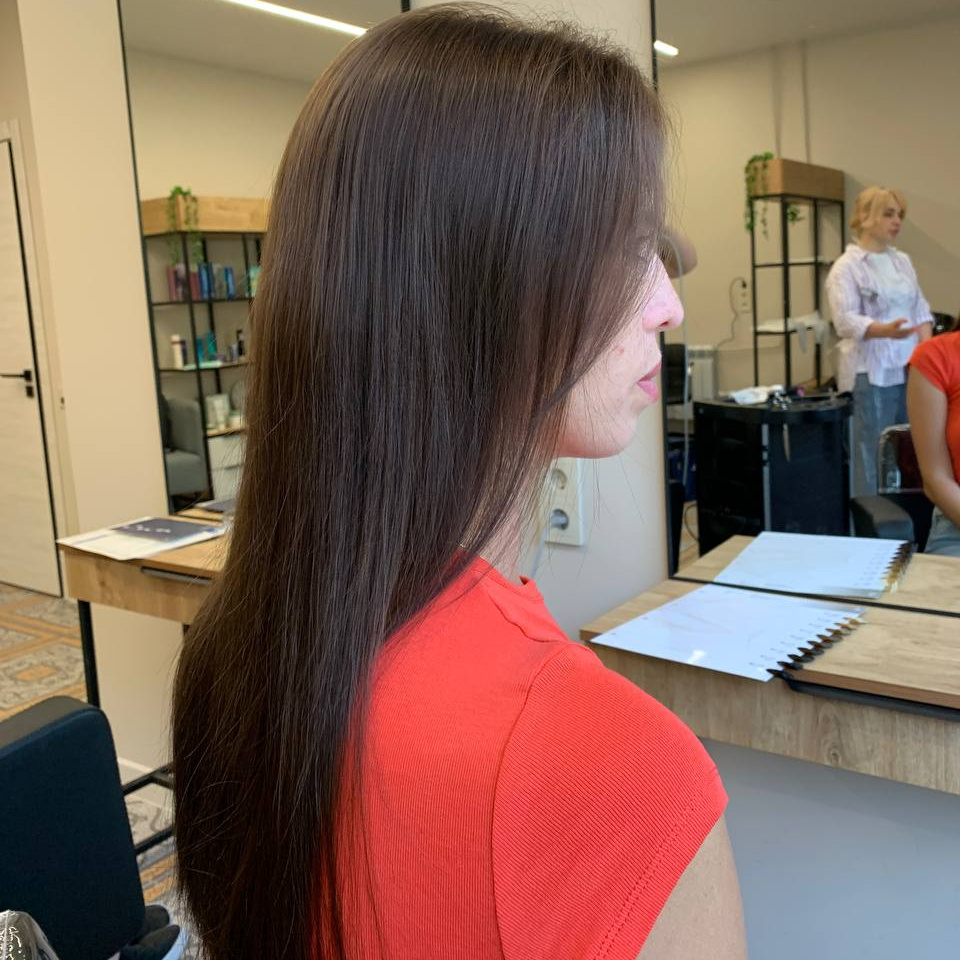 Оформление челки