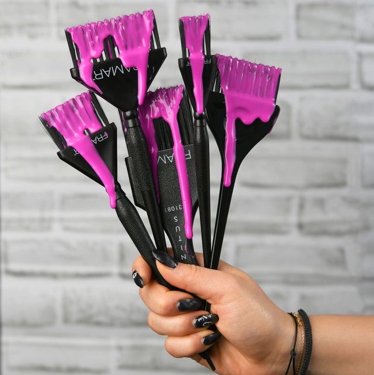 Мелирование с тонированием ( средняя длина волос )