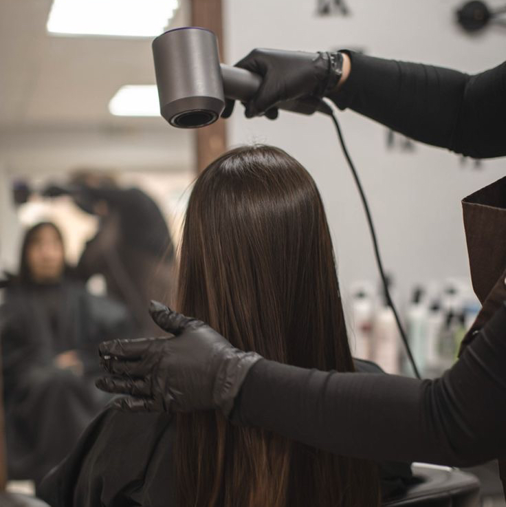 Мытье головы + сушка