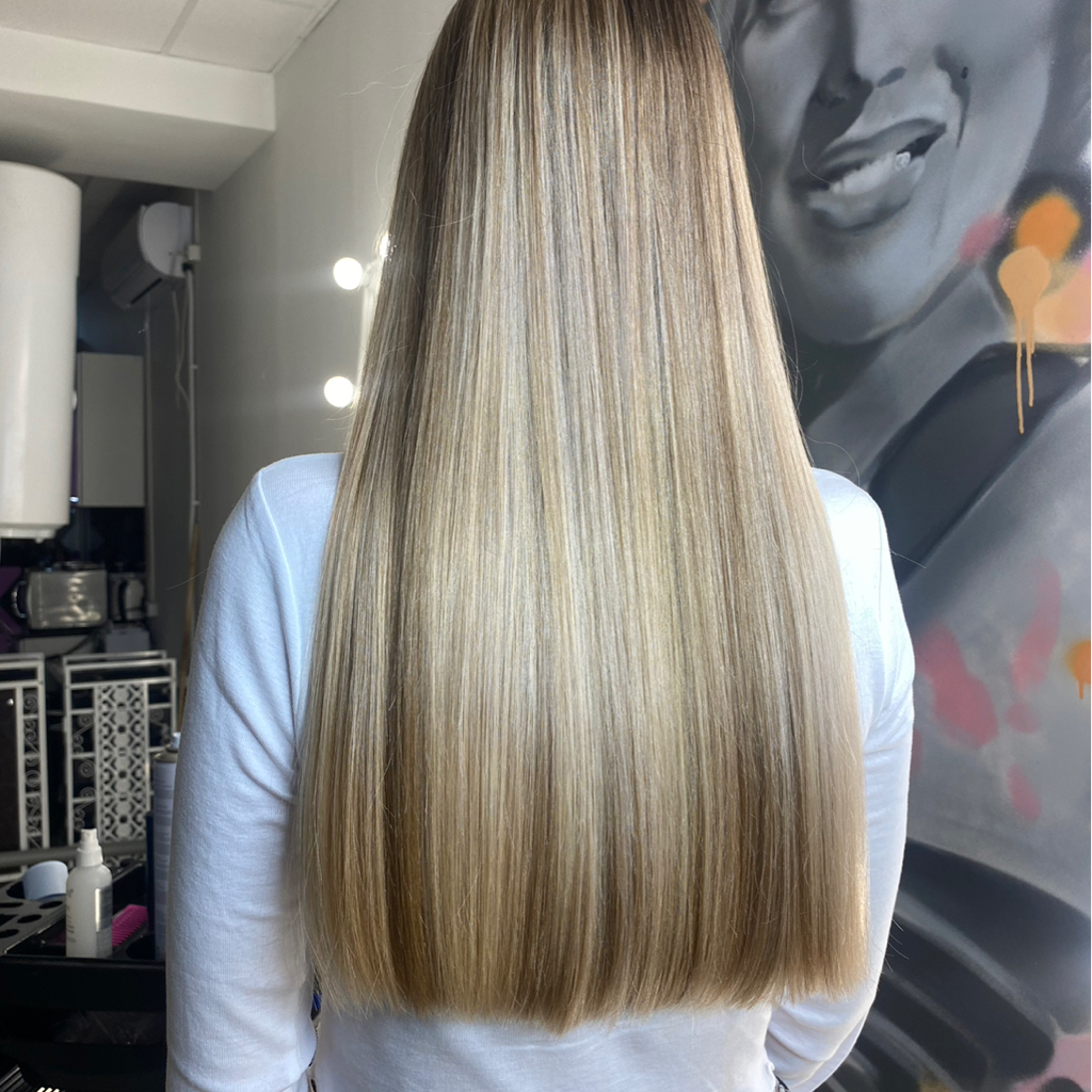 Стрижка кончиков (мытье головы+укладка)