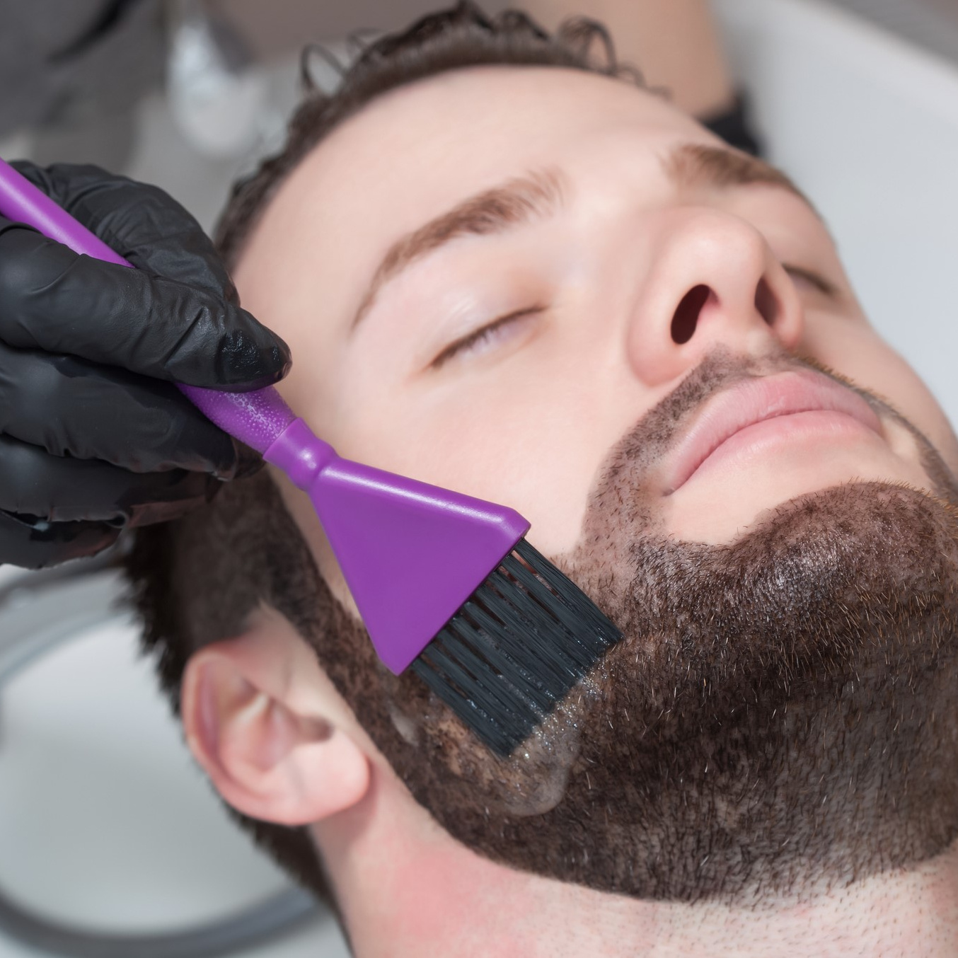 Стрижка +борода+камуфляж бороды