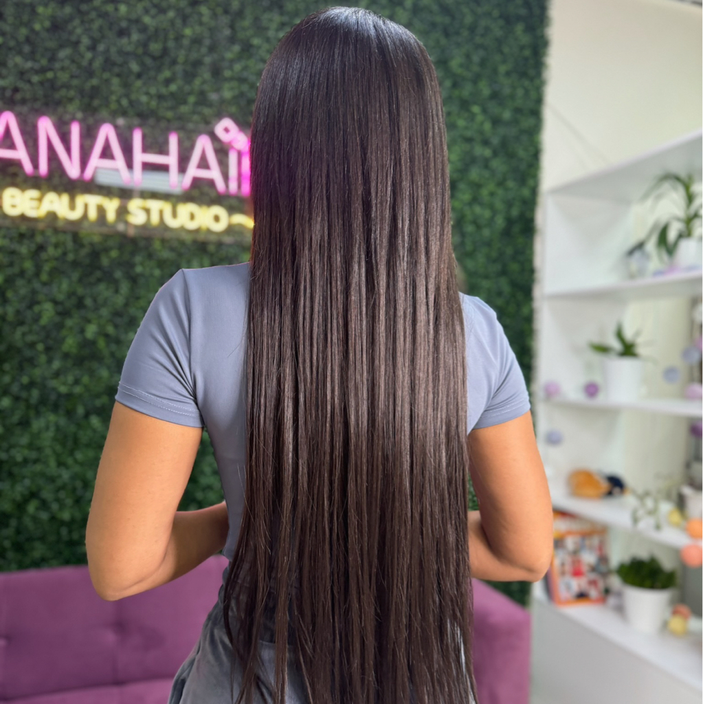 Голливудское биопротеиновое наращивание волос