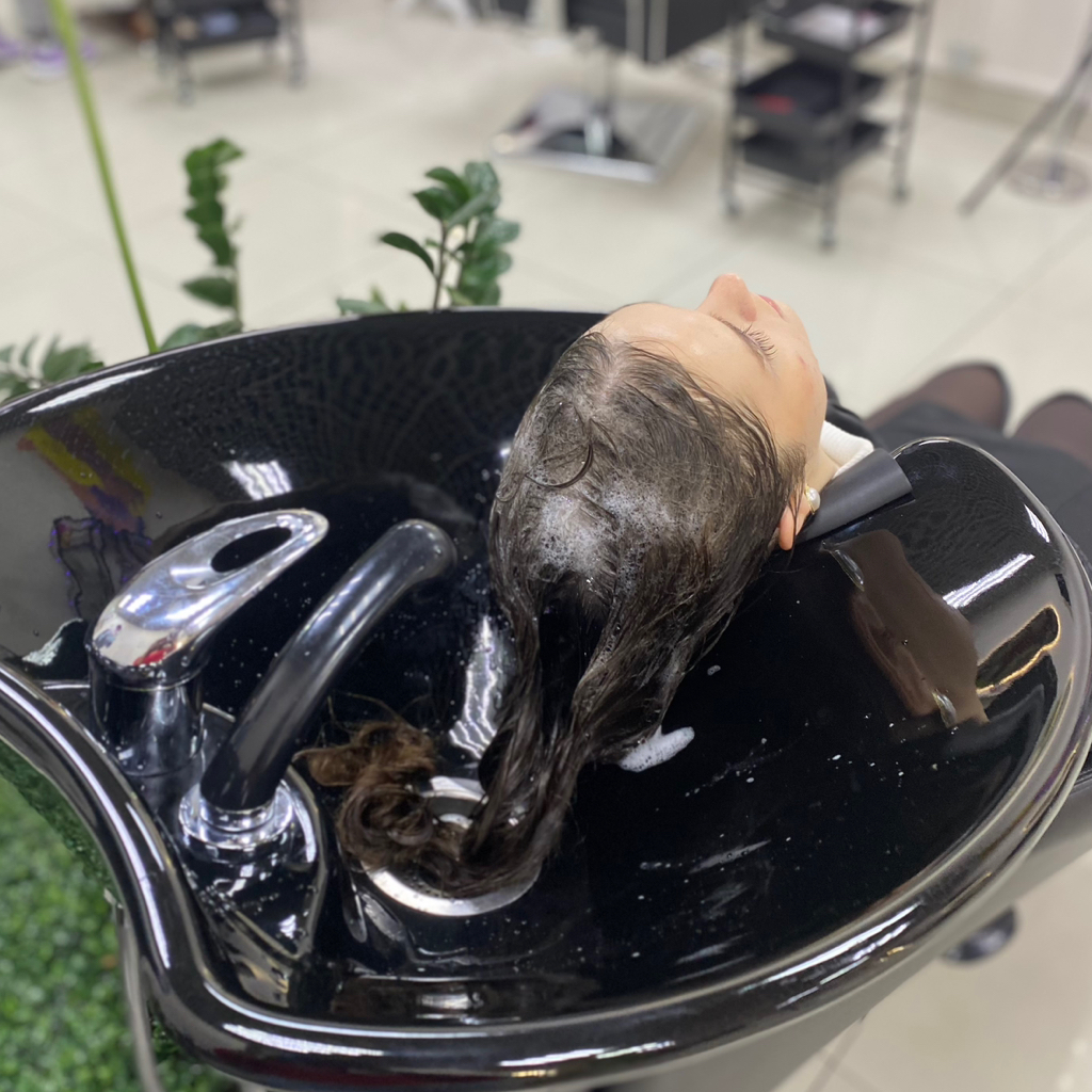 Мытье волос