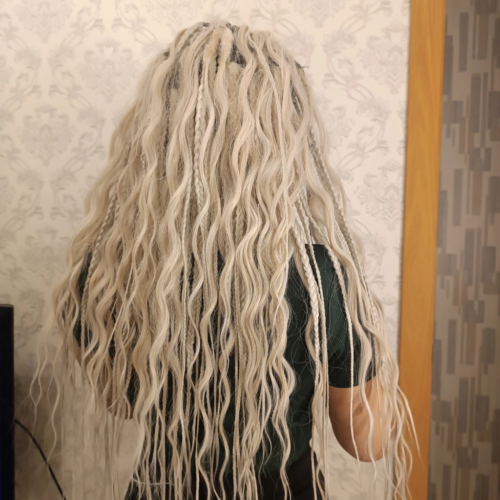 МИКС КУДРИ+КОСЫ,
косы с термоволокном